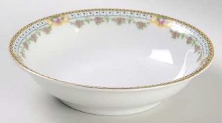 Epiag Tosca Fruit/Dessert (Sauce) Bowl, Fine China Dinnerware   Pink Flowers,Yel