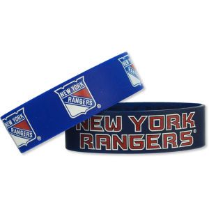 New York Rangers AMINCO INC. Wide Bracelet 2pk Aminco