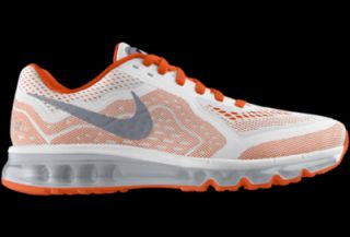 Nike Air Max 2014 iD Custom (Wide) Kids Running Shoes (3.5y 6y)   Orange