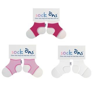 Sock Ons Girls Classic Large (6 12 Month) Sock Accessories (pack Of 3) (LargeAge 6 12 MonthsBreathableInstruction for use Place the Sock Ons over babys socks to ensuring a snug fit, remove Sock Ons when leaving baby for sleep or napIncludes Three (3) p