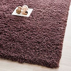 Hand woven Bliss Chocolate Shag Runner (23 X 6)