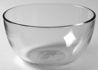 Anchor Hocking Presence Clear 5 Round Bowl   Clear, Plain/Smooth, Utilityware
