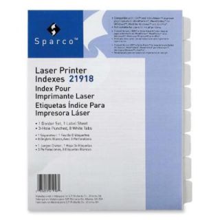 Sparco Punched Laser Tab Divider
