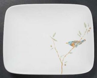 222 Fifth (PTS) Early Bird Rectangular Salad/Dessert Plate, Fine China Dinnerwar