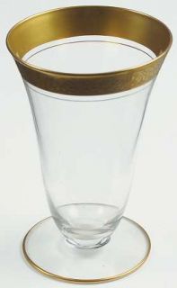Glastonbury   Lotus Rambler Rose 35 Gold Iced Tea   Stem #35, Non Optic,Gold Enc