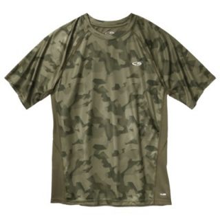 C9 by Champion Mens Ventilating Pieced Tee   Green Camo S