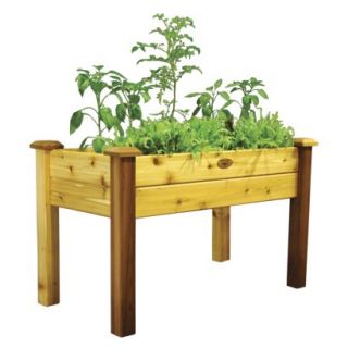 Gronomics Elevated Garden Bed   18 x 34 x 32   Finished