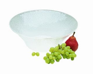 Carlisle 3.3 qt Bell Bowl   Pebbled Texture, Polycarbonate, Crystal Clear