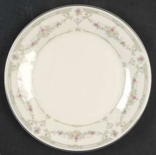 Royal Doulton Tamara Bread & Butter Plate, Fine China Dinnerware   Yellow&Pink F