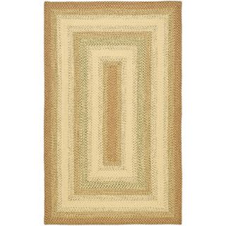 Hand woven Country Living Reversible Rust Braided Rug (2 X 3)