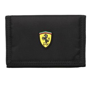 Ferrari Black Keyholder Wallet (BlackDimensions 5.2 inches x 3.2 inches Weight 3.5 ouncesInterior pockets Zip pocket, ID slot, billfold pocket, built in key ring )