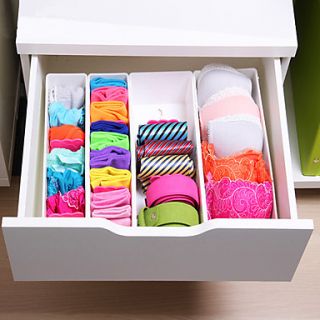 Modern Rectangular Plastic Underwear Storage Box