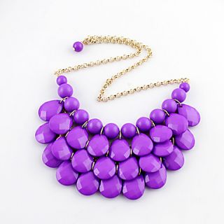 Kayshine 紫色 Drop Shape Necklace