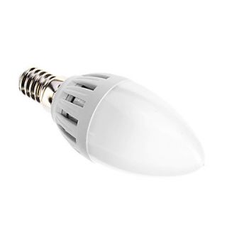 E14 C37 5W 15x2835SMD 450LM 6500K Cool White Light LED Candle Bulb (220 240V)