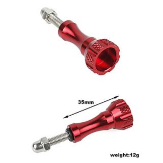 Red Thumb Knob Stainless Bolt Screw long