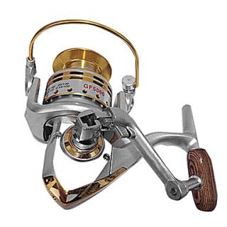 GF5000 Type Silver And Gold Color Fishing Baircasting Reel