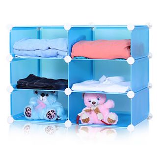 Fashion 6 Girds Nonwoven Storage Cabinet   3 Colors Avaliable