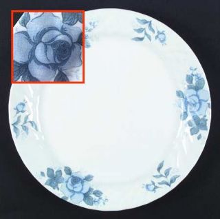Corning Blue Velvet Dinner Plate, Fine China Dinnerware   Corelle,Blue Flowers,S