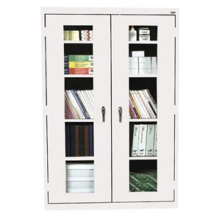 Sandusky Classic Series 46 Clear View Storage Cabinet EA4V462472 Color White
