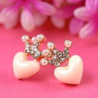 Women Cute Heart Design Earrings
