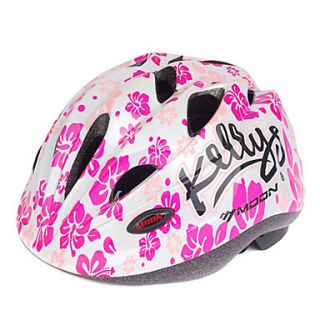 MOON Cycling Kids White And Pink PCEPS Roller Skating/Bicycle Protective Helmet