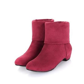 Suede Faux Leather Womens Fashion Elastic Ankle high Boots Dress/Party/Evening Shoes (More Colors)