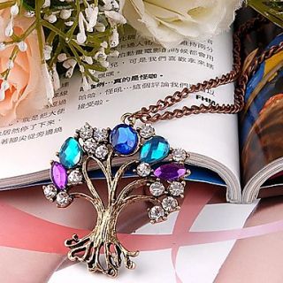Women Wish Tree Shaped Pendant Necklace