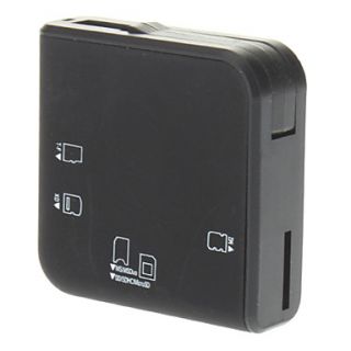 5 in one USB 2.0 Memory Card Reader and Writer (Blue,Black)