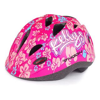 MOON Cycling Rose Red PC/EPS 21 Vents Teenager Skate/Bike Helmet