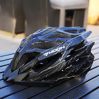 MOON Cycling Black And Golden PC/EPS 27 Vents Light Cycling Helmet