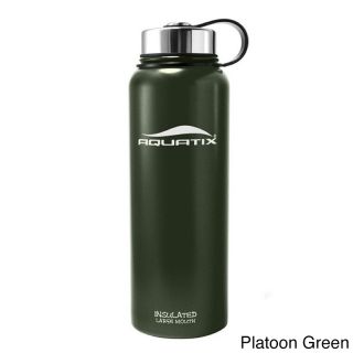 Aquatix Large Mouth 41 ounce Insulated Water Bottle
