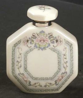 Lenox China Charleston Perfume Bottle with Stopper, Fine China Dinnerware   Cosm