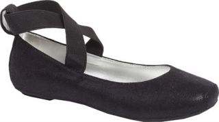 Girls Jessica Simpson Leandra   Black Textile Casual Shoes