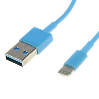 USB Sync Cable USB Charger Cable for iPhone5/5s(Blue 1.02m)
