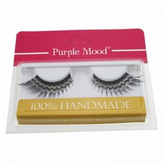 1 Pair Pro High Quality Hand Made Synthetic Fiber Hair Thick Long Colored Drawing Style False Eyelashes