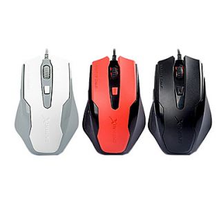 M392 USB Wired Optical DPI switched Gagming Mouse with Mousepad (Assorted Colors)