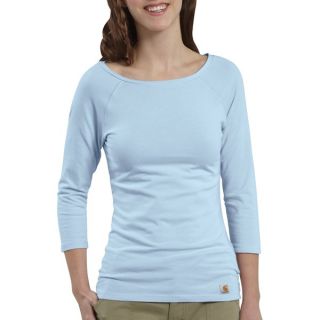 Carhartt Raglan T Shirt   3/4 Sleeve (For Women)   LEMONADE (XS )