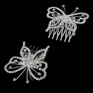 Gorgeous Clear Crystals Wedding Bridal Pins/ Flowers,2 Pieces Per Lot