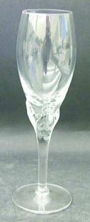 Mikasa Flower Song Fluted Champagne   58300, Petal Connected Stem, Clear
