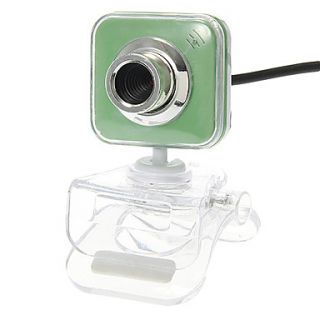 Square Shaped Portable 8 Megapixel Webcam with Mic
