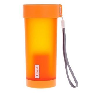 High quality Leak proof Frosted Bottle with Filter Cover / Strap,ABS 350ml