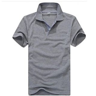 Mens Short Sleeve Casual Fashion Wild Polo T Shirt G