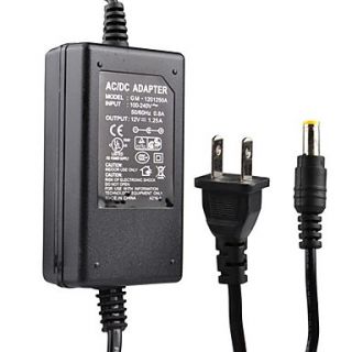 Angibabe GM 1201250A 12V 1.25A AC Adapter Switching Power Supply Wall Charger US Plug