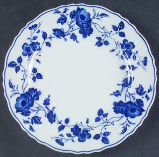 Fine China of Japan Royal Meissen Salad Plate, Fine China Dinnerware   Blue Flor