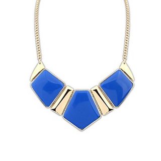 European Style Alloy Resin Party Statement Necklace (More Color) (1 pc)