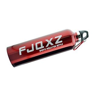 FJQXZ 750ML Aluminum Alloy Red Cycling Bottle