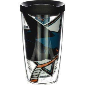 San Jose Sharks Tervis Tumbler 16oz. Colossal Wrap Tumbler with Lid