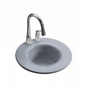 Kohler K 6490 1 FE Cordial Cordial Self Rimming Entertainment Sink with Single H