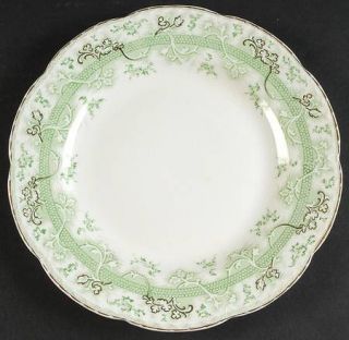 Johnson Brothers Mikado, The Green Luncheon Plate, Fine China Dinnerware   Green