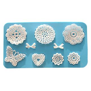 Bud Silk Lace Silicone Baking Mold, Mold size 7x4 inch, Finished Lace 6x3 inch